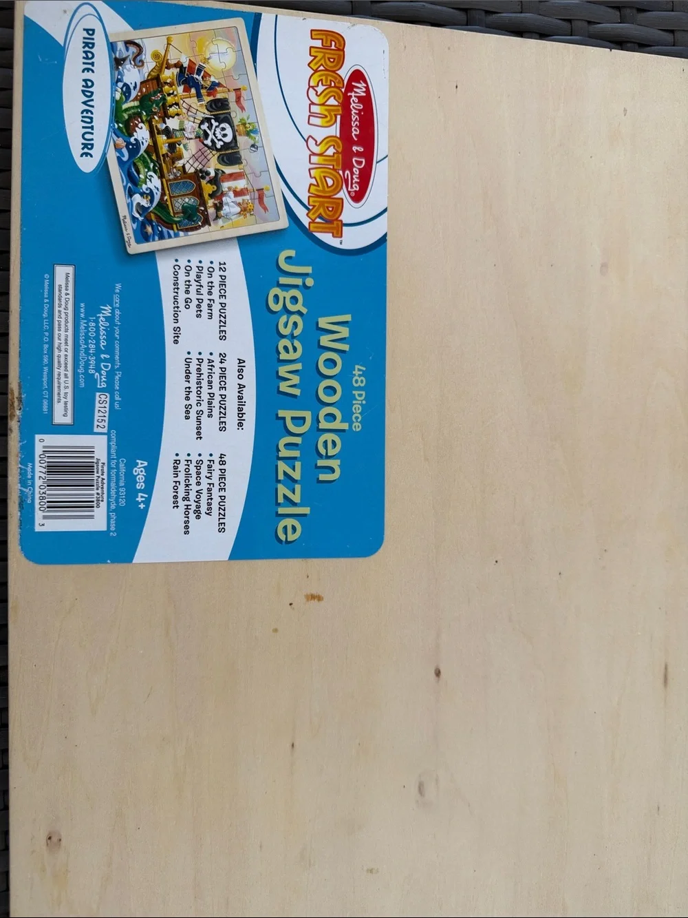Melissa & Doug Pirate Ship Puzzle — Blue, Green, Yellow